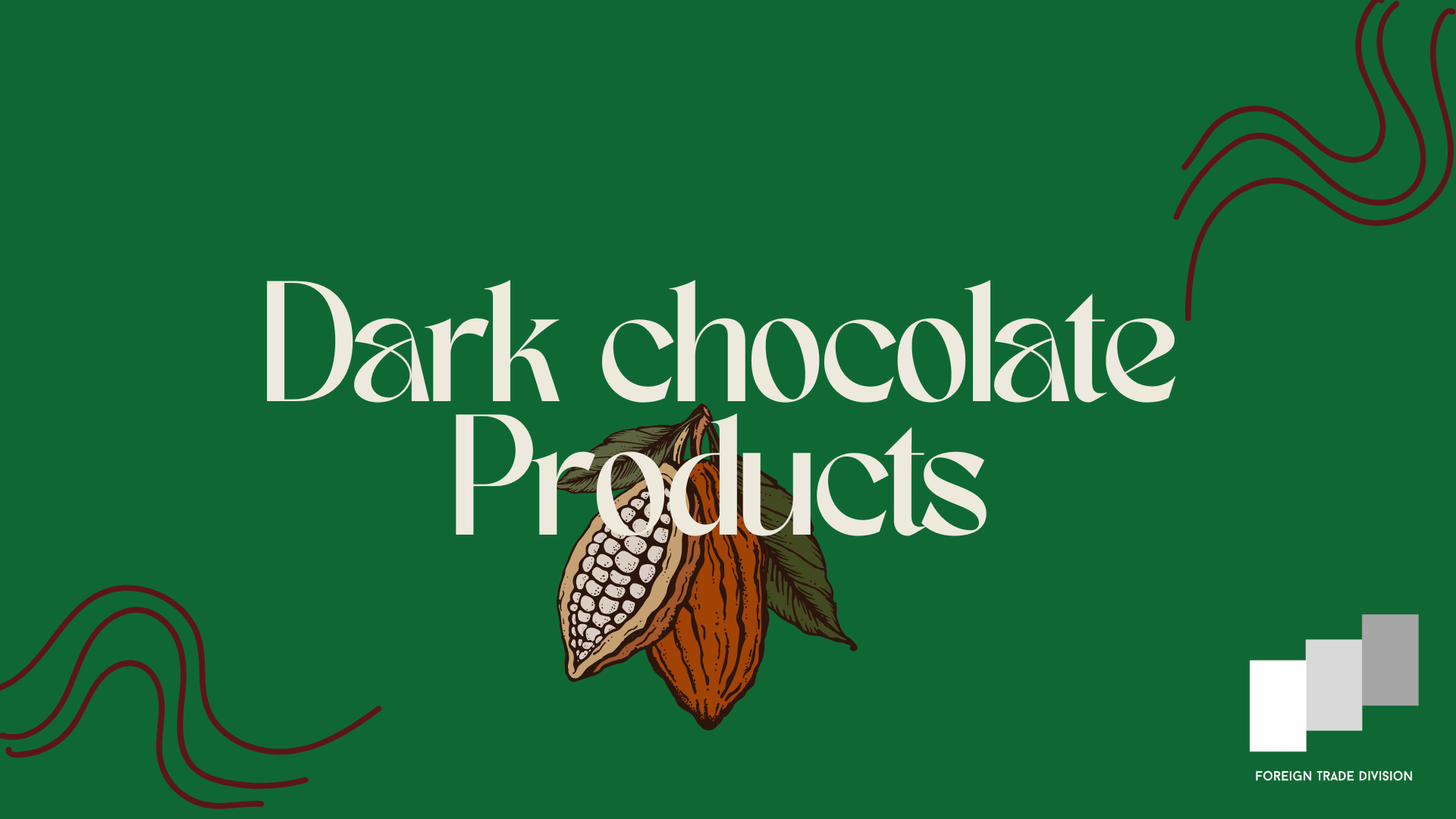 Cocoa chocolate bar