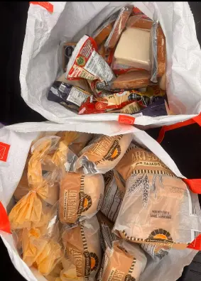 Entrega de apoyo durante la emergencia