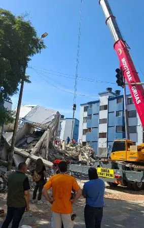 Entrega de apoyo durante la emergencia