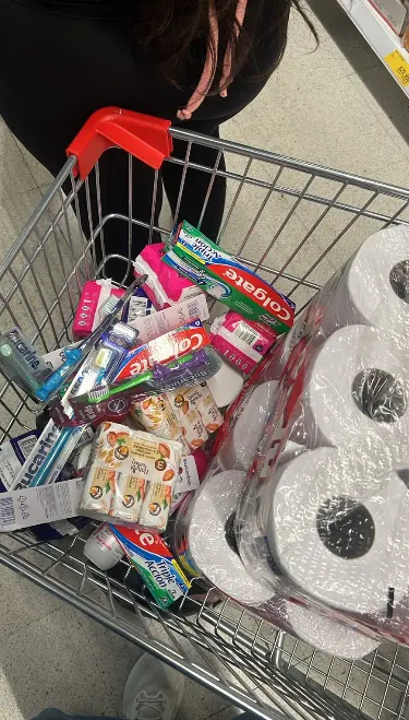 Entrega de apoyo durante la emergencia