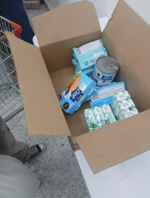 Entrega de apoyo durante la emergencia
