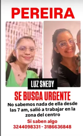Persona desaparecida