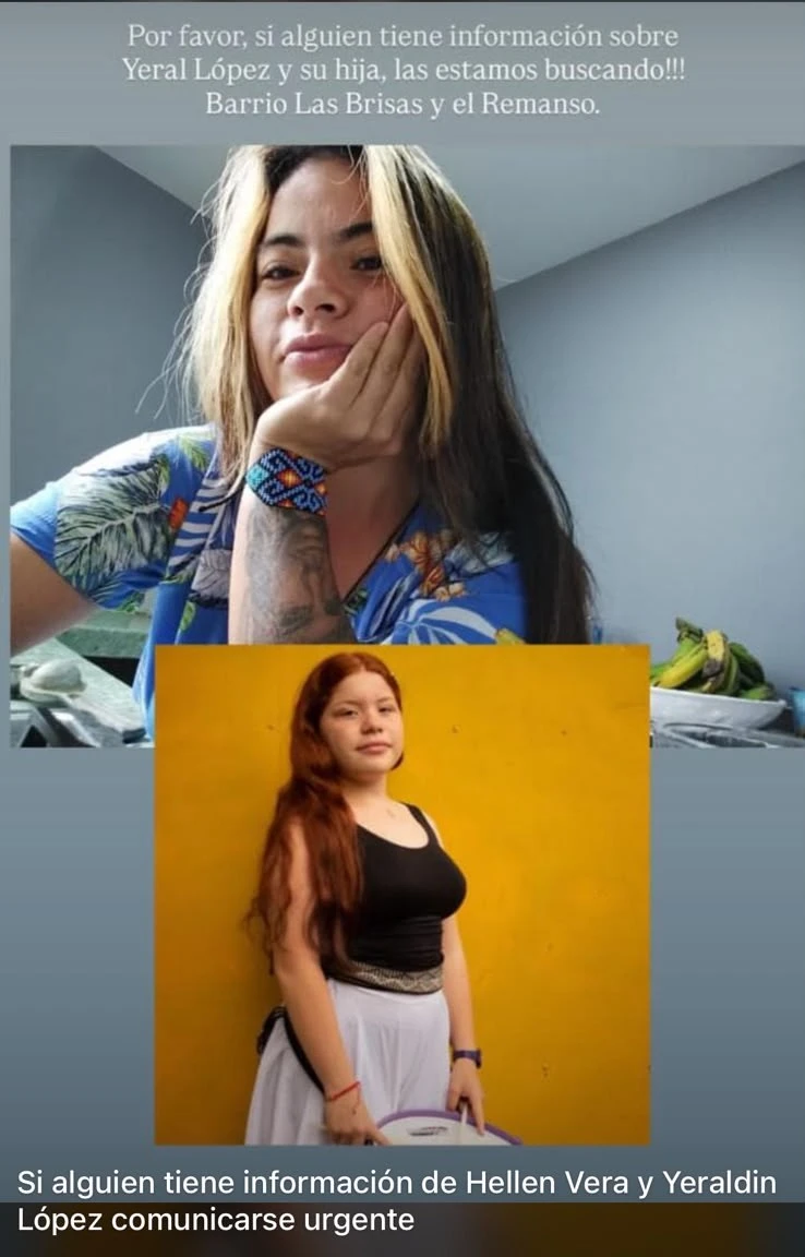 Persona desaparecida