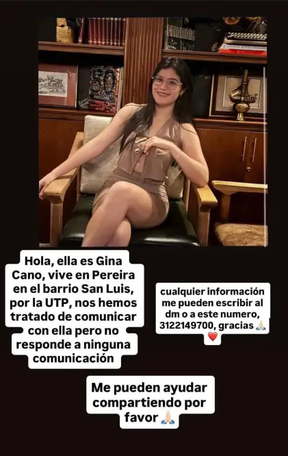 Persona desaparecida