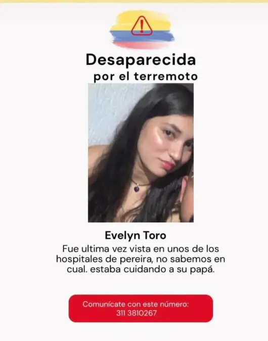 Persona desaparecida