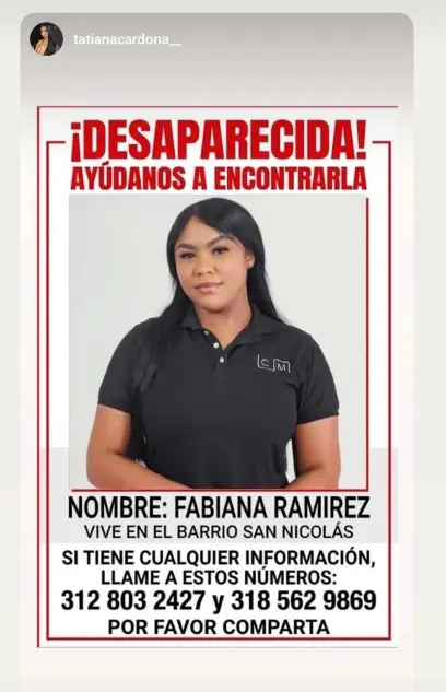 Persona desaparecida