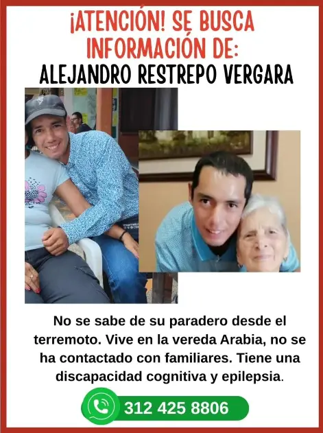 Persona desaparecida