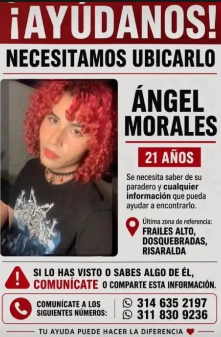 Persona desaparecida