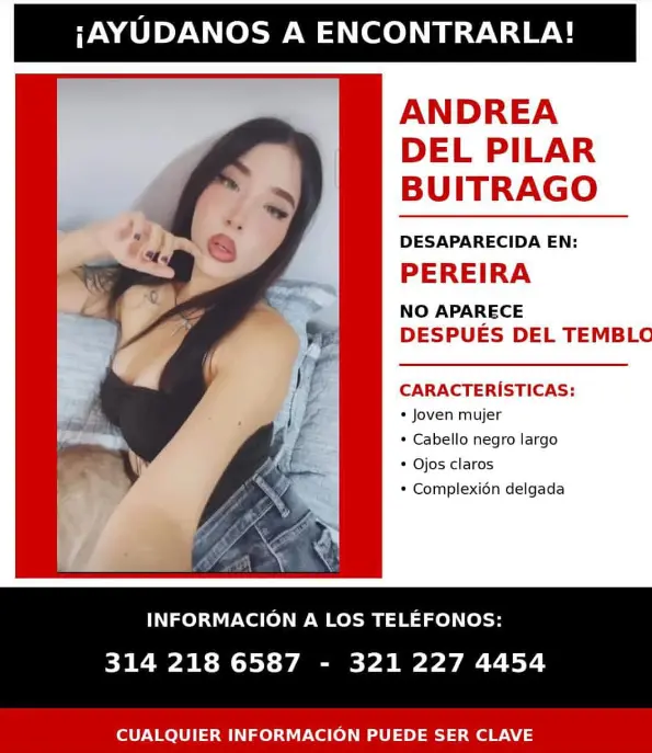 Persona desaparecida