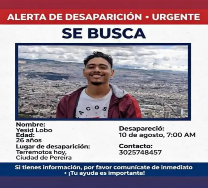 Persona desaparecida