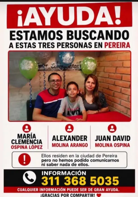 Persona desaparecida