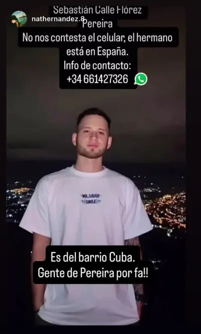 Persona desaparecida