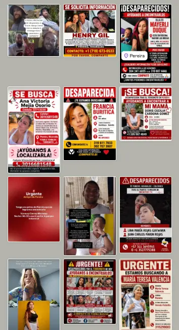 Persona desaparecida
