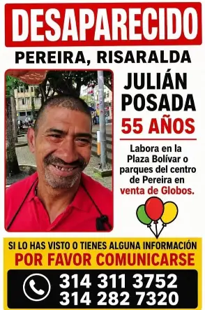 Persona desaparecida