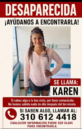 Persona desaparecida