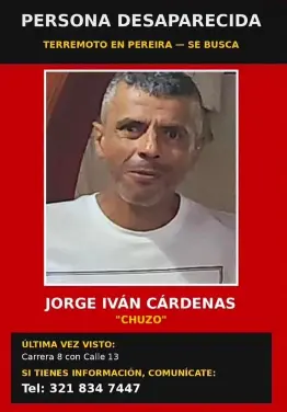 Persona desaparecida