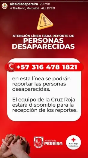 Persona desaparecida