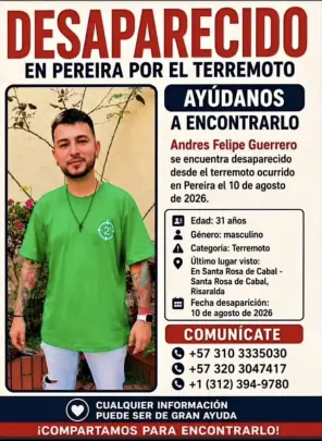 Persona desaparecida