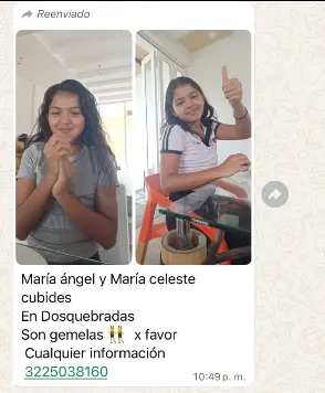 Persona desaparecida