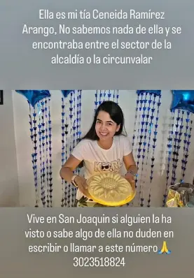Persona desaparecida
