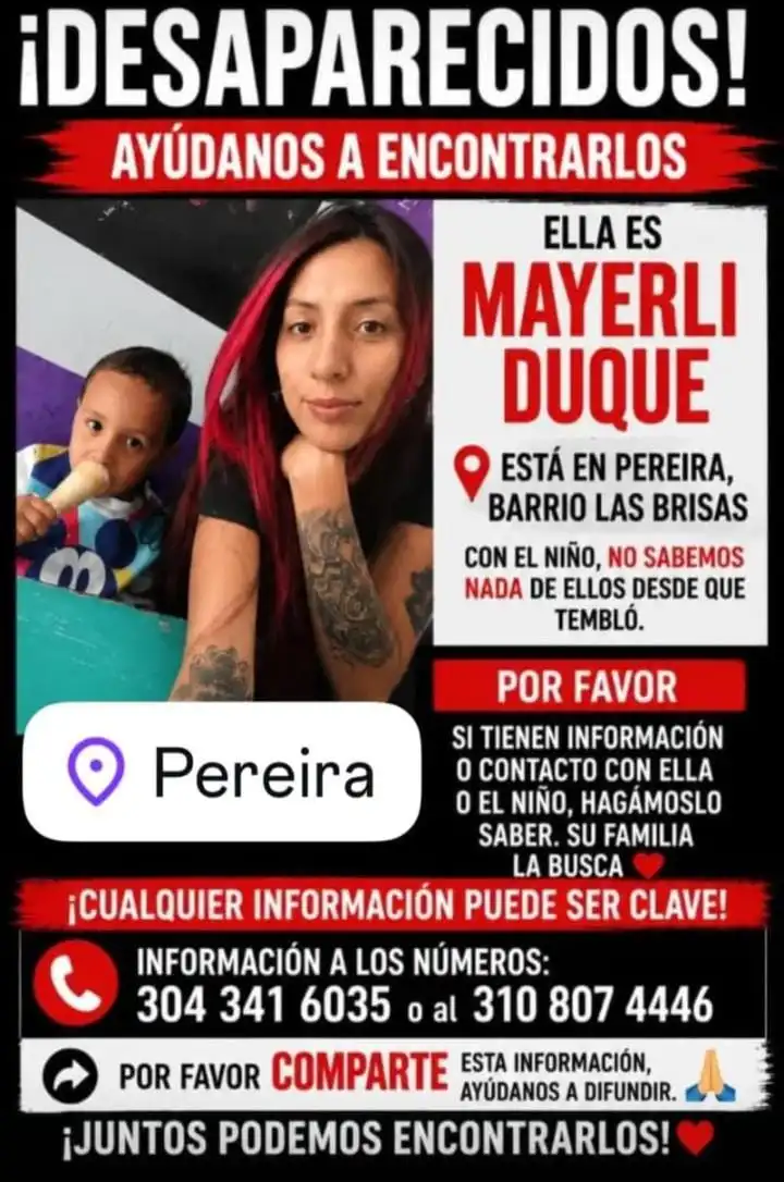 Persona desaparecida