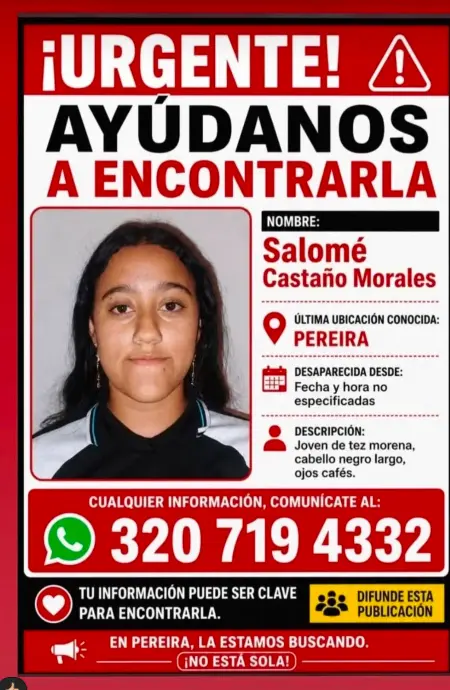 Persona desaparecida