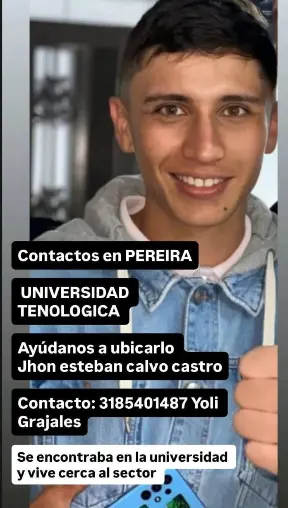 Persona desaparecida
