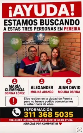 Persona desaparecida