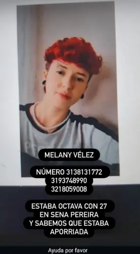 Persona desaparecida