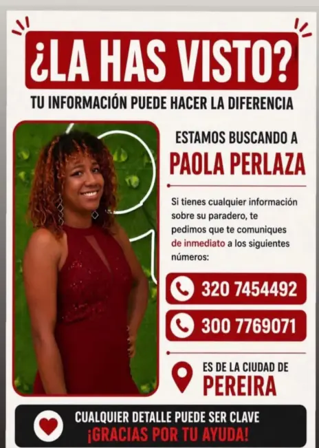 Persona desaparecida