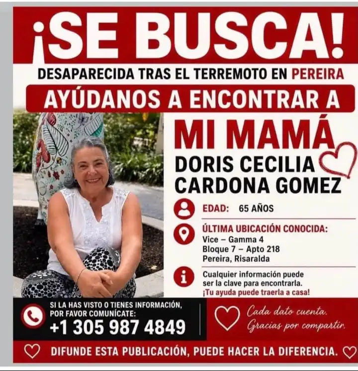 Persona desaparecida