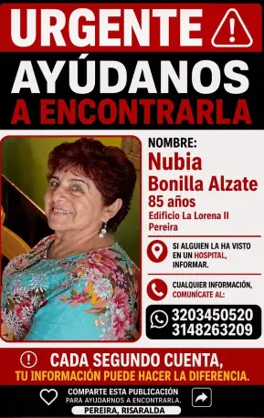 Persona desaparecida