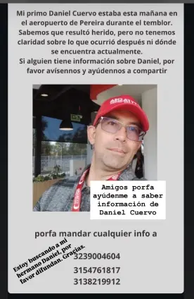 Persona desaparecida