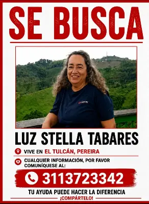 Persona desaparecida