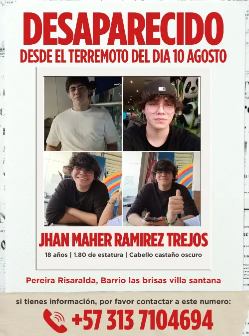 Persona desaparecida