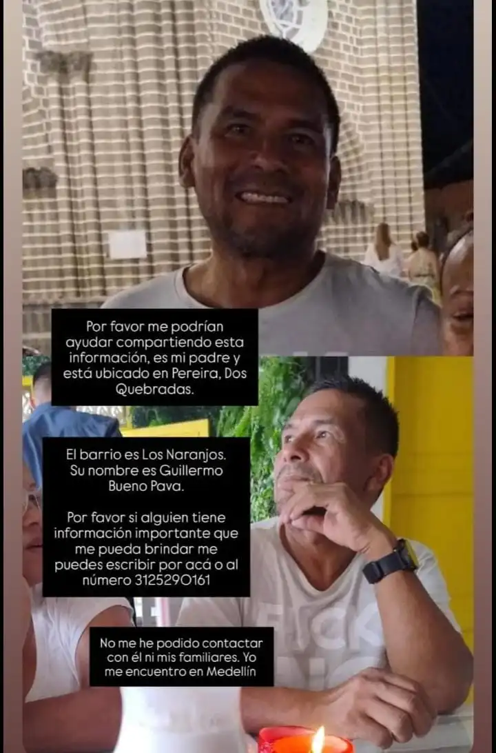 Persona desaparecida