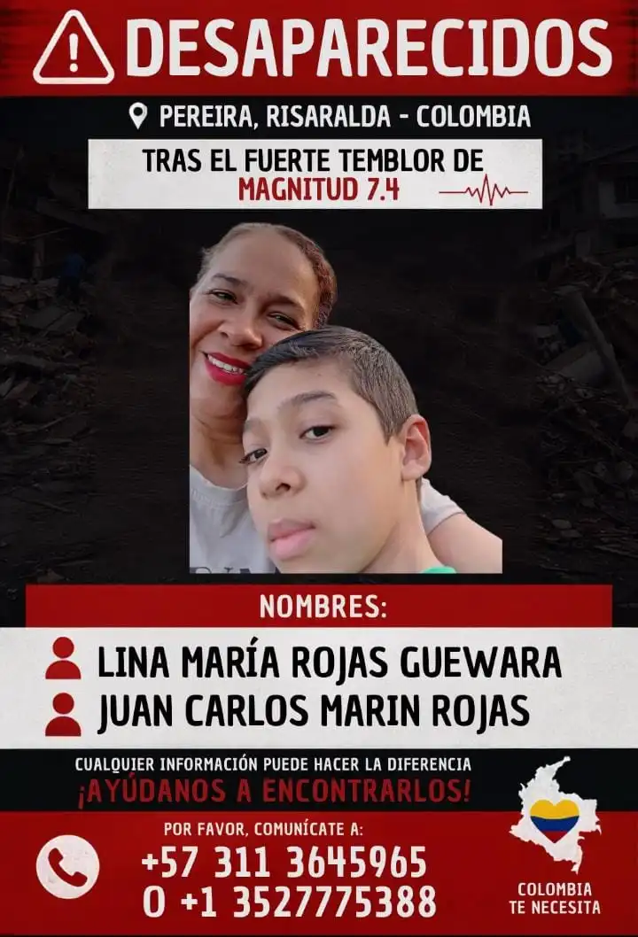 Persona desaparecida