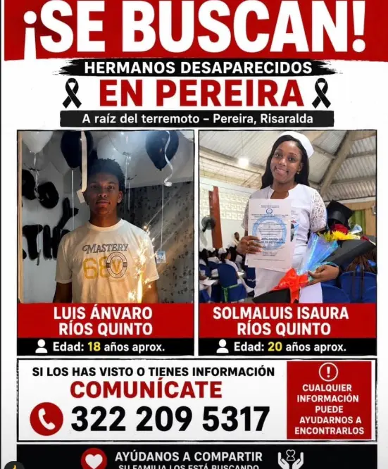 Persona desaparecida