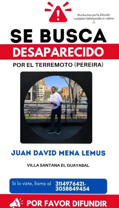 Persona desaparecida